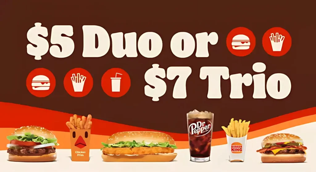 Burger King $5 Duo or $7