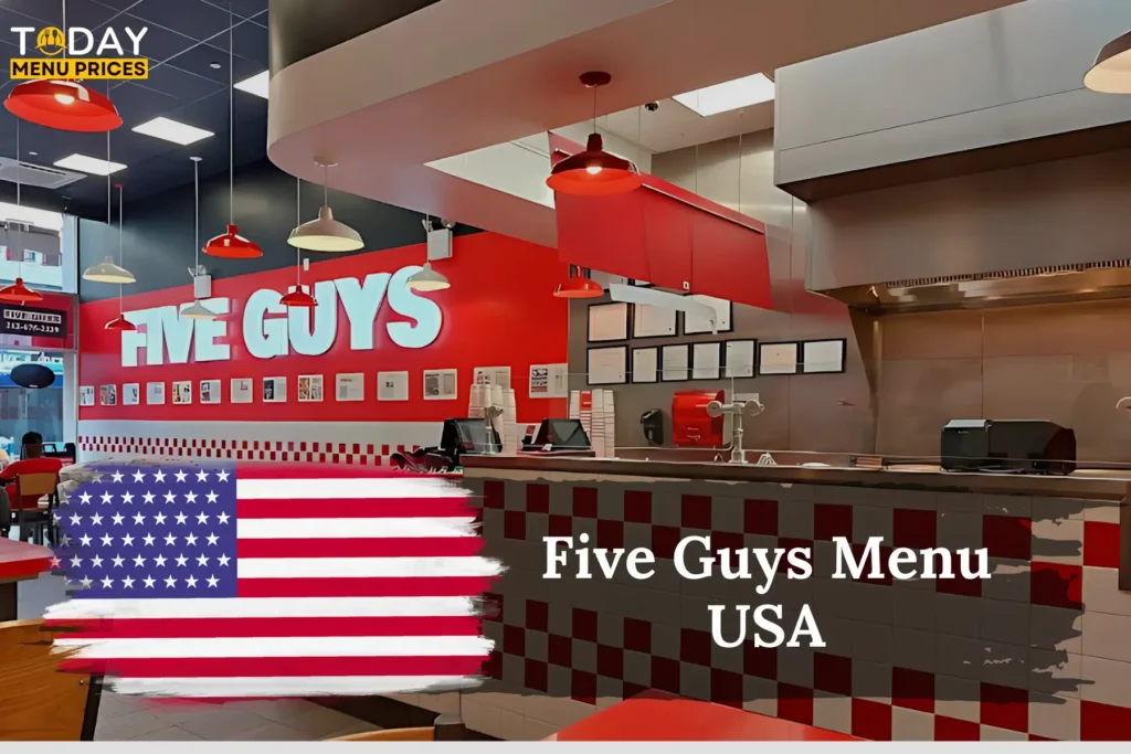 Five Guys Menu USA