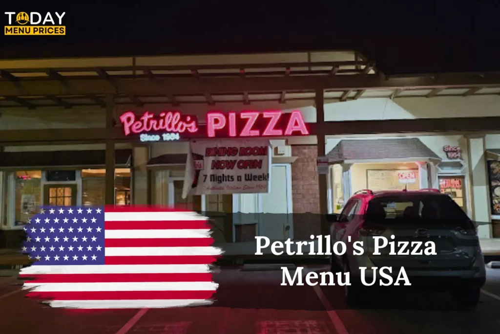 Petrillo's Pizza Menu