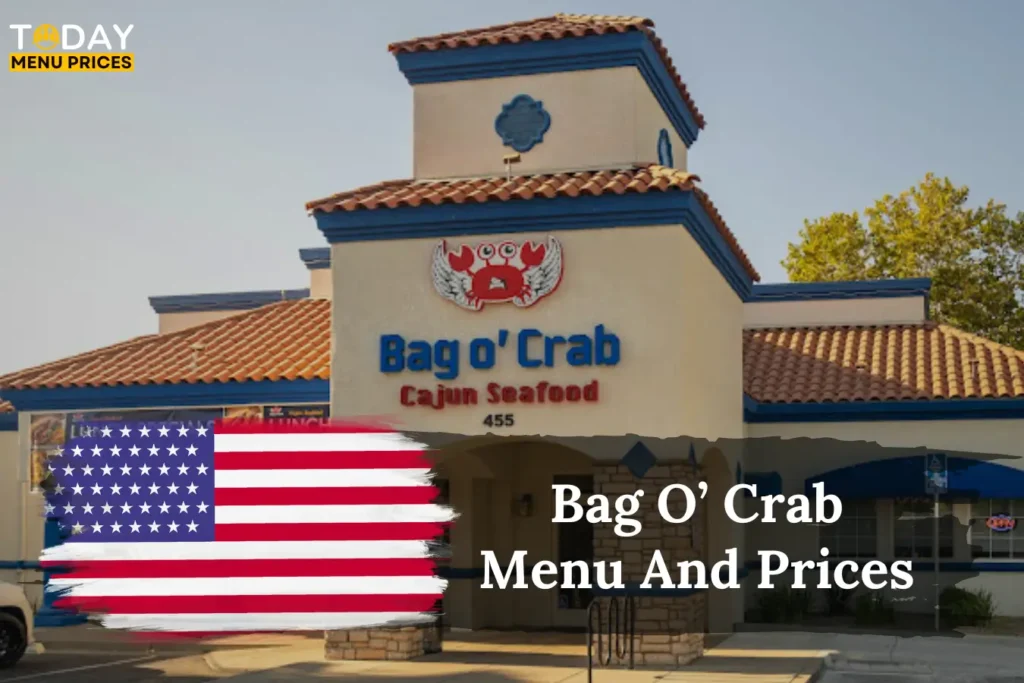 Bag O Crab Menu