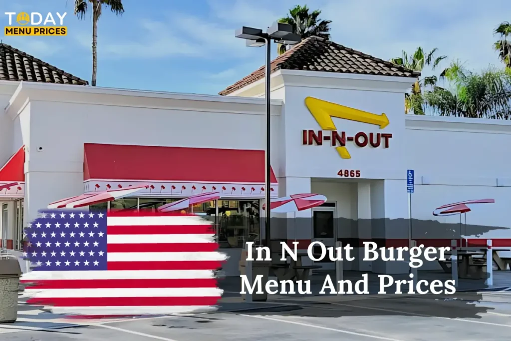 In N Out Burger Menu