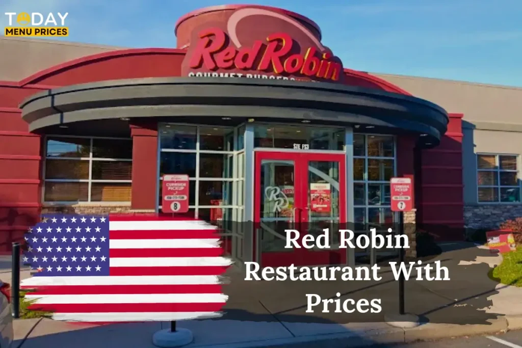 Red Robin Restaurant Menu With Prices